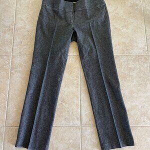 Ann Taylor Loft Marisa Slim Leg Womens Gray Dress Pants Size 6